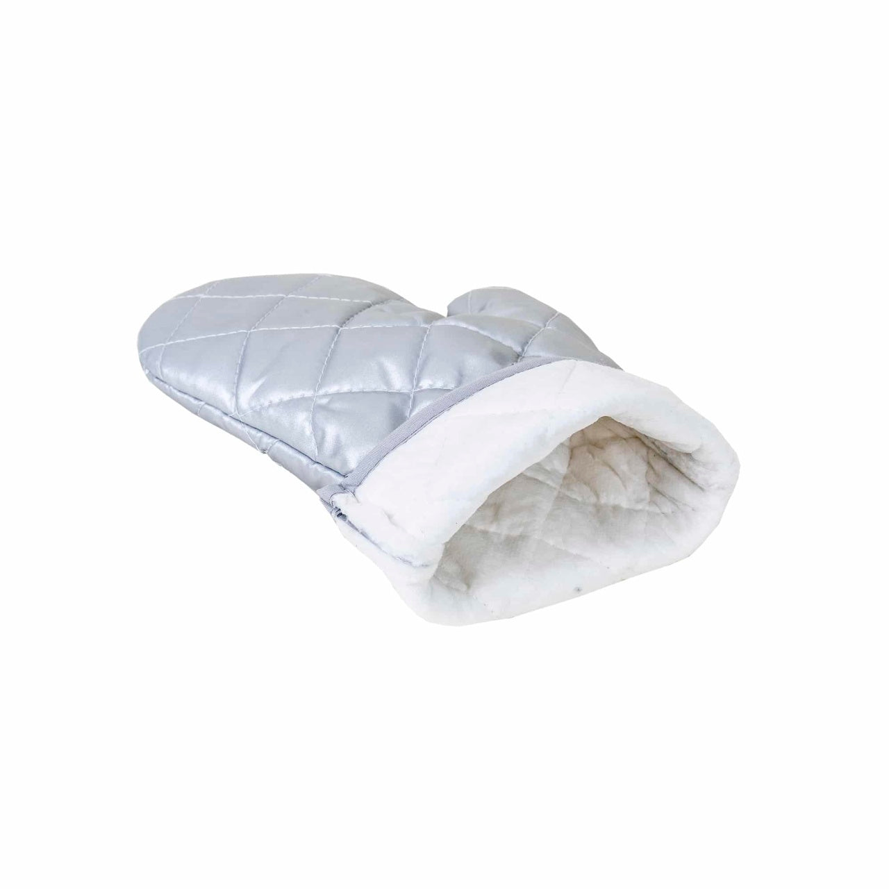 Manusa de bucatarie universala, material textil gri, imprimeu uni
