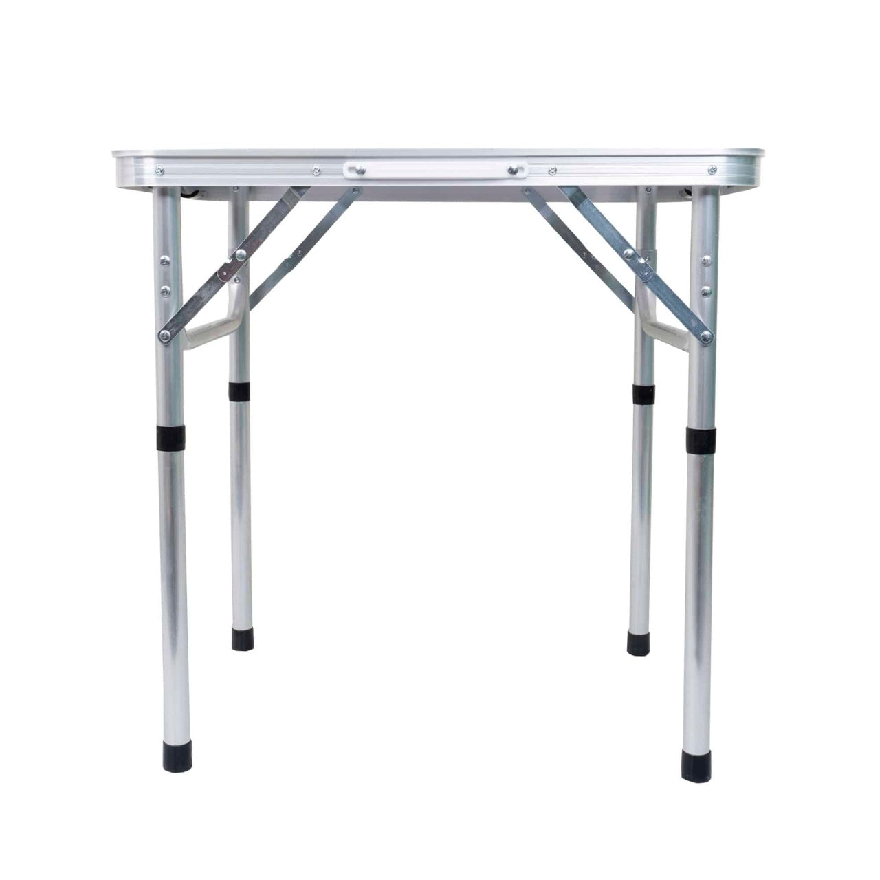 Masa pliabila camping 60x45 cm cu blat laminat si picioare reglabile