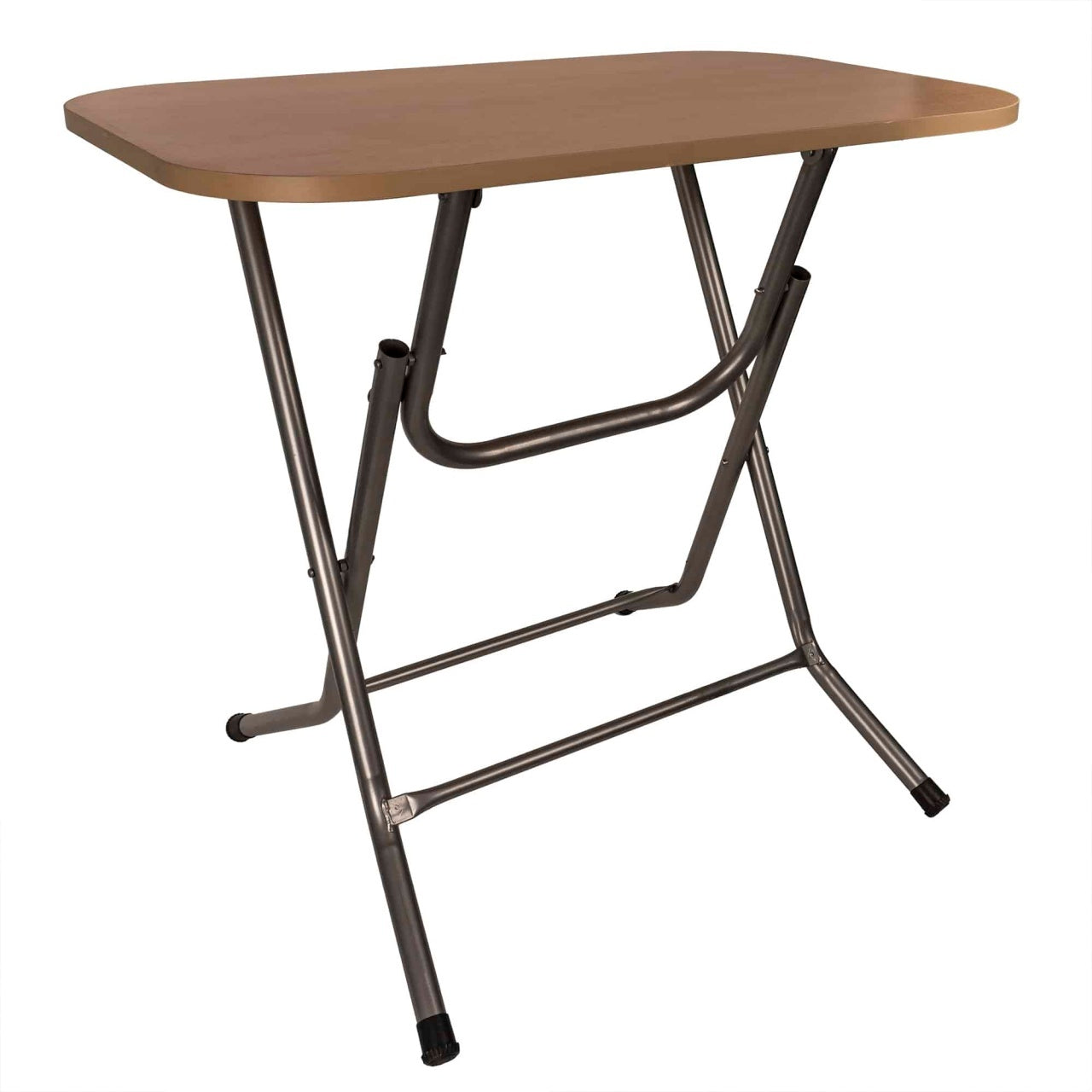 Masa plianta cu blat MDF 50x80x75 cm, picioare metalice vopsite
