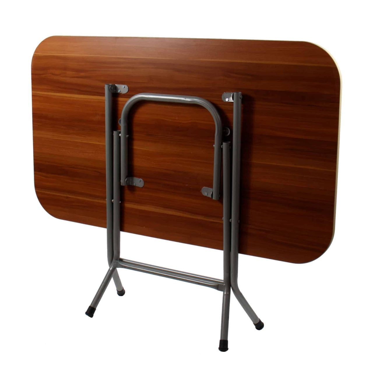 Masa plianta cu blat MDF, dimensiuni 70x120x73 cm, picioare metalice