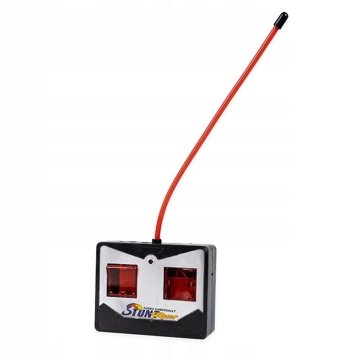 Masina cu telecomnda pentru copii, cu lumina LED, pe baterii, rotire 360 de grade, merge pe 2 roti, se da peste cap, galben