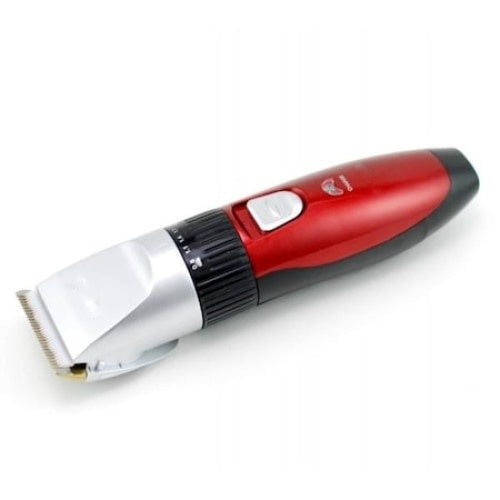 Masina de tuns profesionala FOXMAG24, cu accesorii incluse, rosu