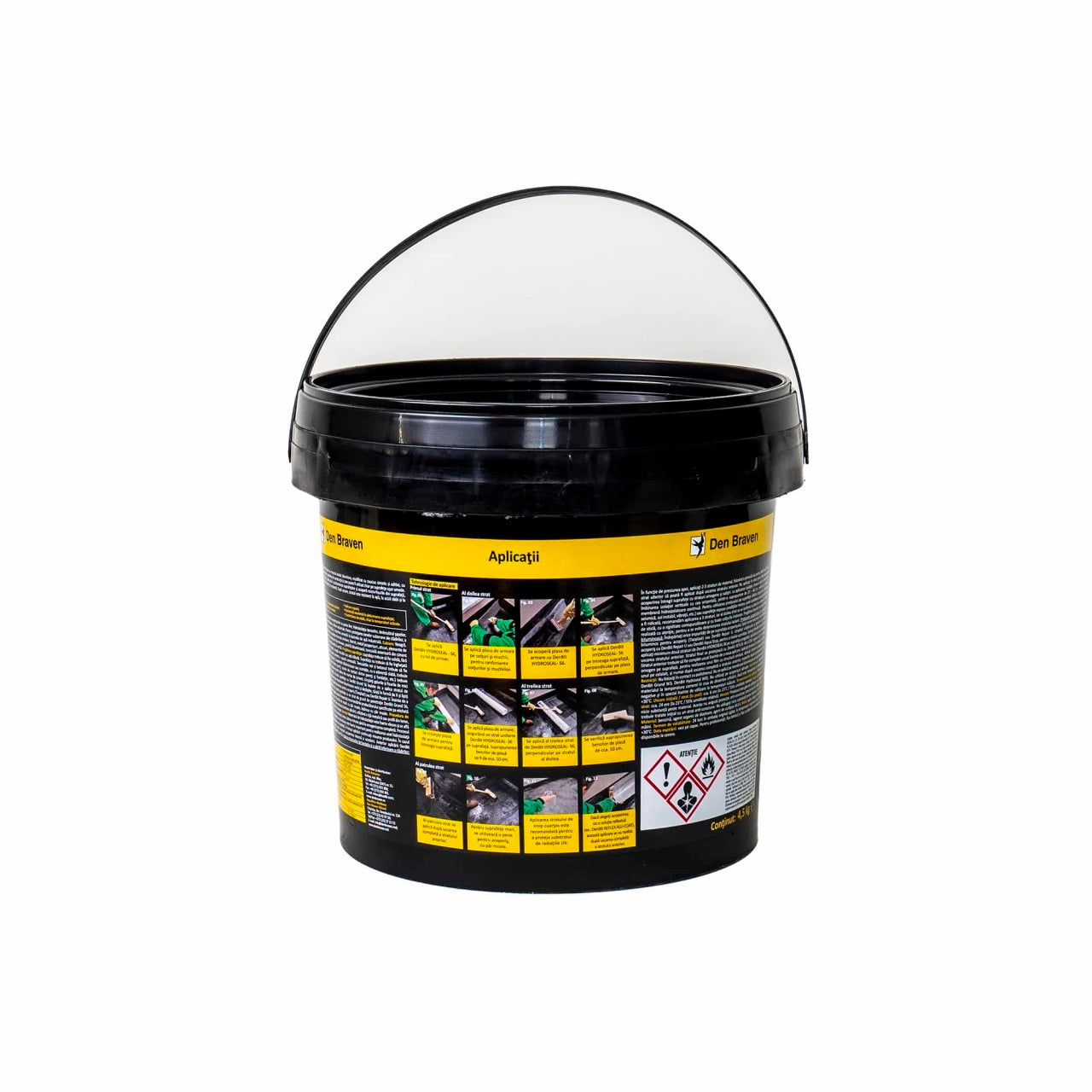 Membrana hidroizolatoare lichida pe baza de bitum, 4.5 kg, pentru baie si acoperis