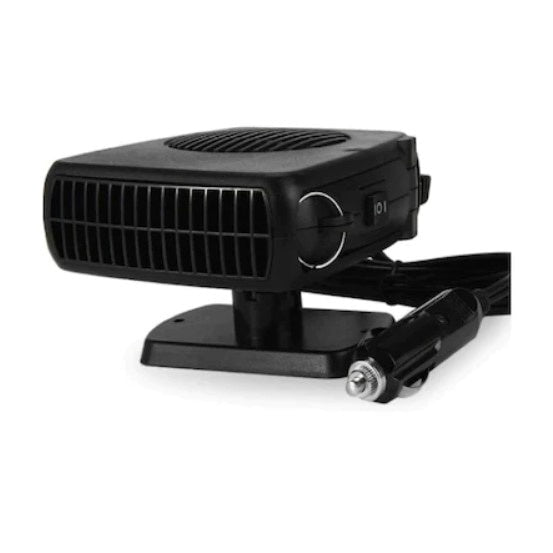 Mini aeroterma auto 2 in 1 FOXMAG24, cu functie de dezaburire si incalzire, conectare la bricheta masinii