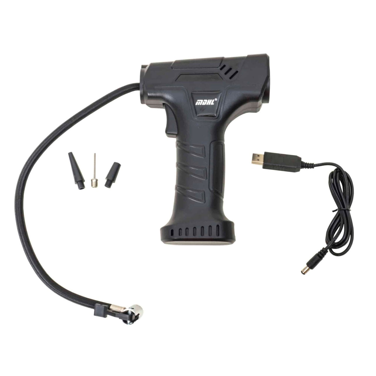 Mini compresor tip pistol, 120W, 2.5 bar, display digital LED
