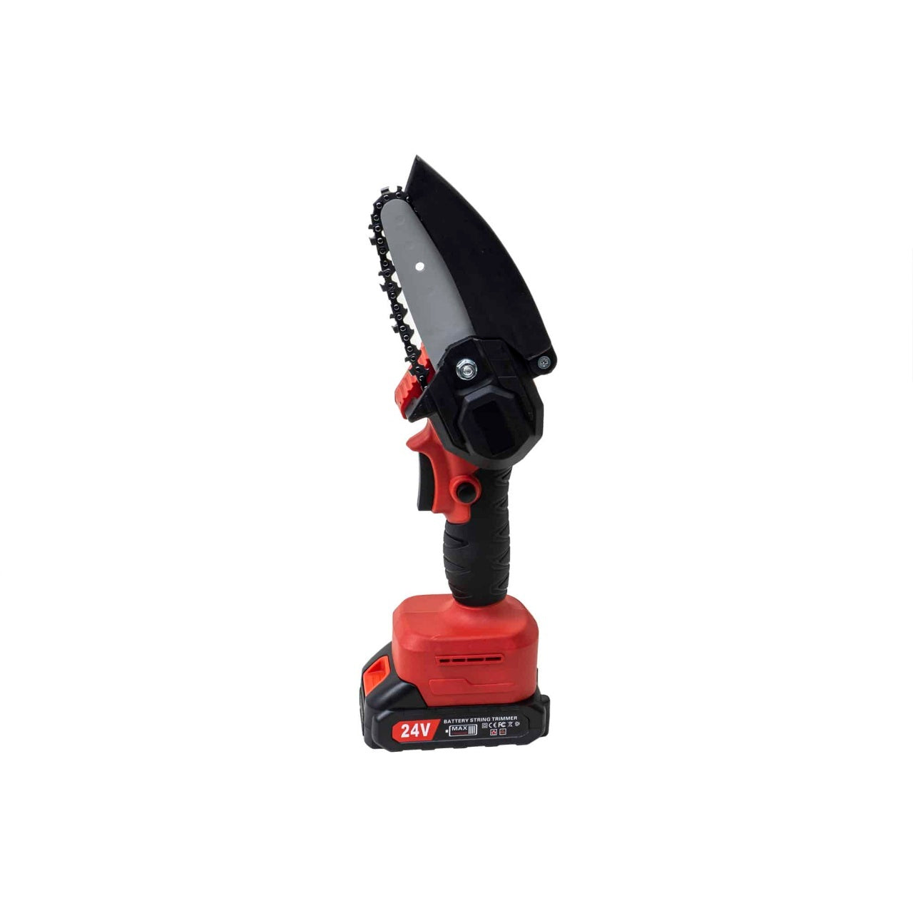 Mini fierastrau electric 24V cu 2 acumulatori si lant 4 inch