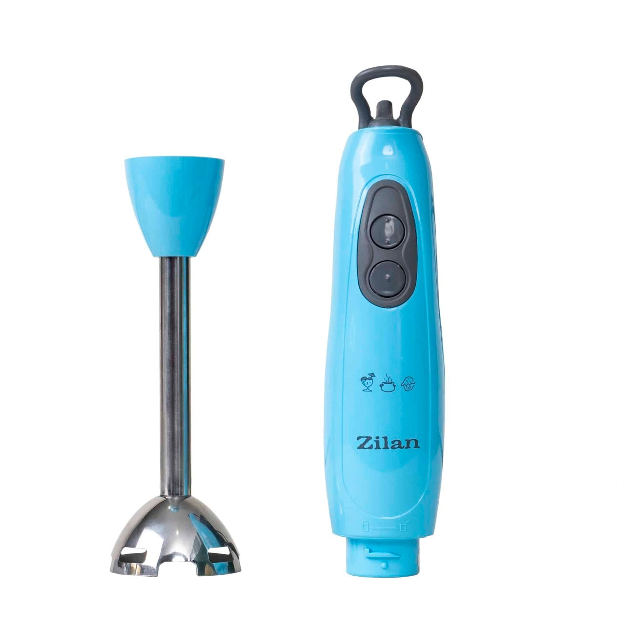 Mixer vertical 700W cu cutit inox si viteza variabila, culoare bleu