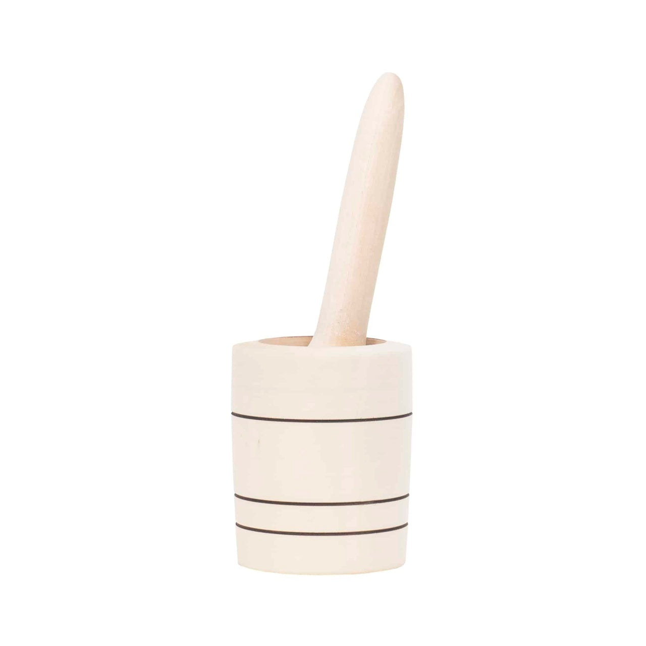 Mojar din lemn de fag, diametru 7 cm, inaltime 8.5 cm
