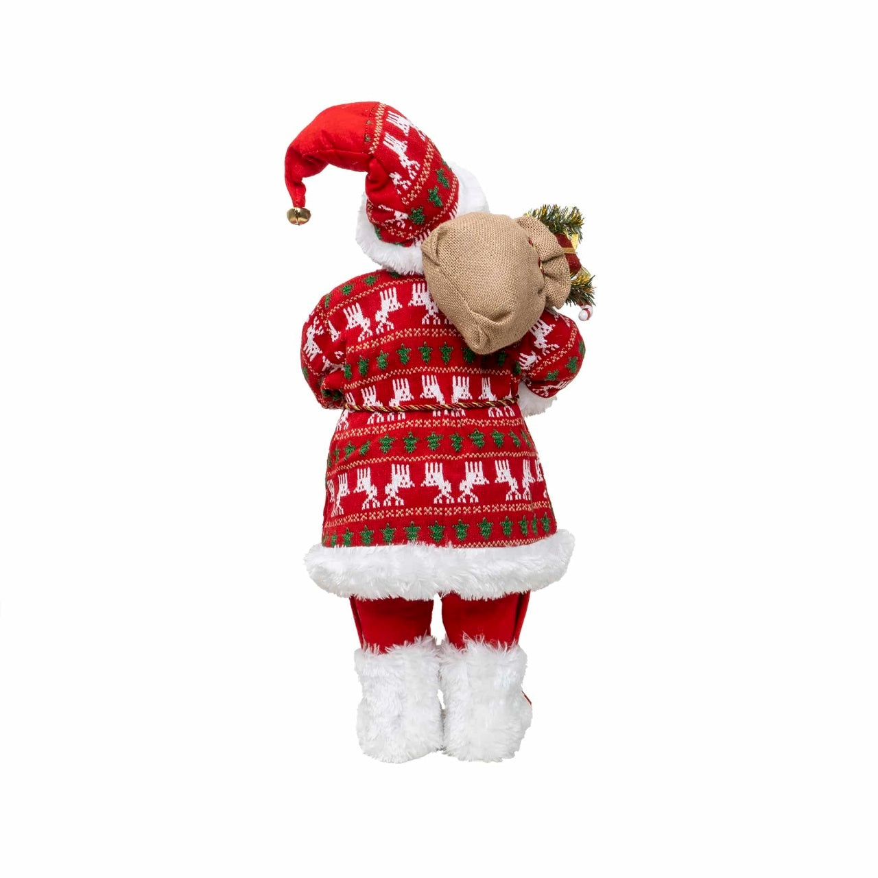 Mos Craciun decorativ, inaltime 60 cm, ideal pentru decor Craciun