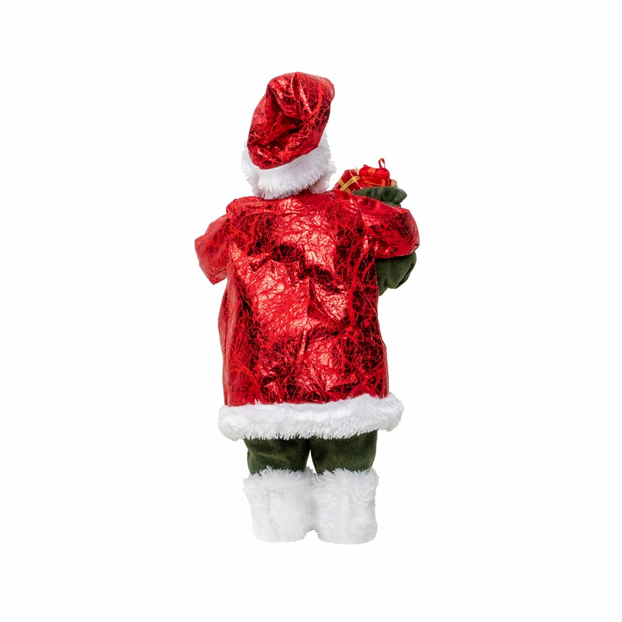 Mos Craciun decorativ pentru Craciun, inaltime 60 cm