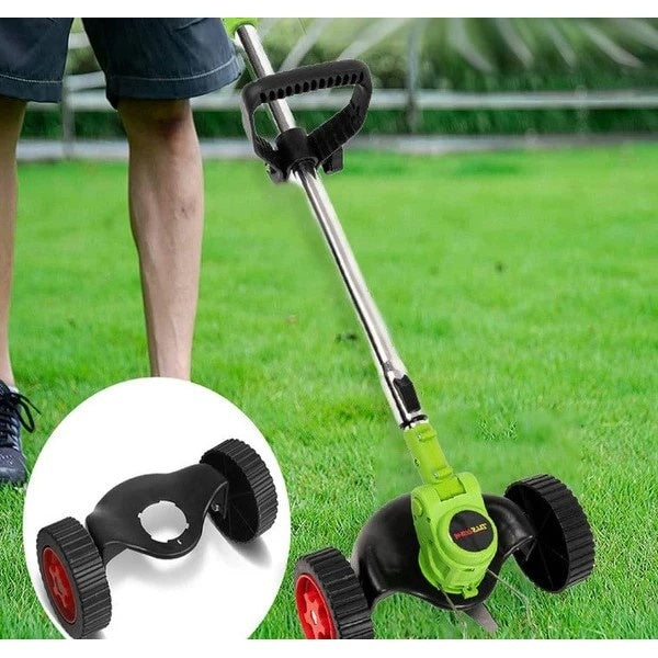 Motocoasa cu Roti, 2 in 1 PENDAN, cu 2 Acumulatori 12V, 7 lame incluse