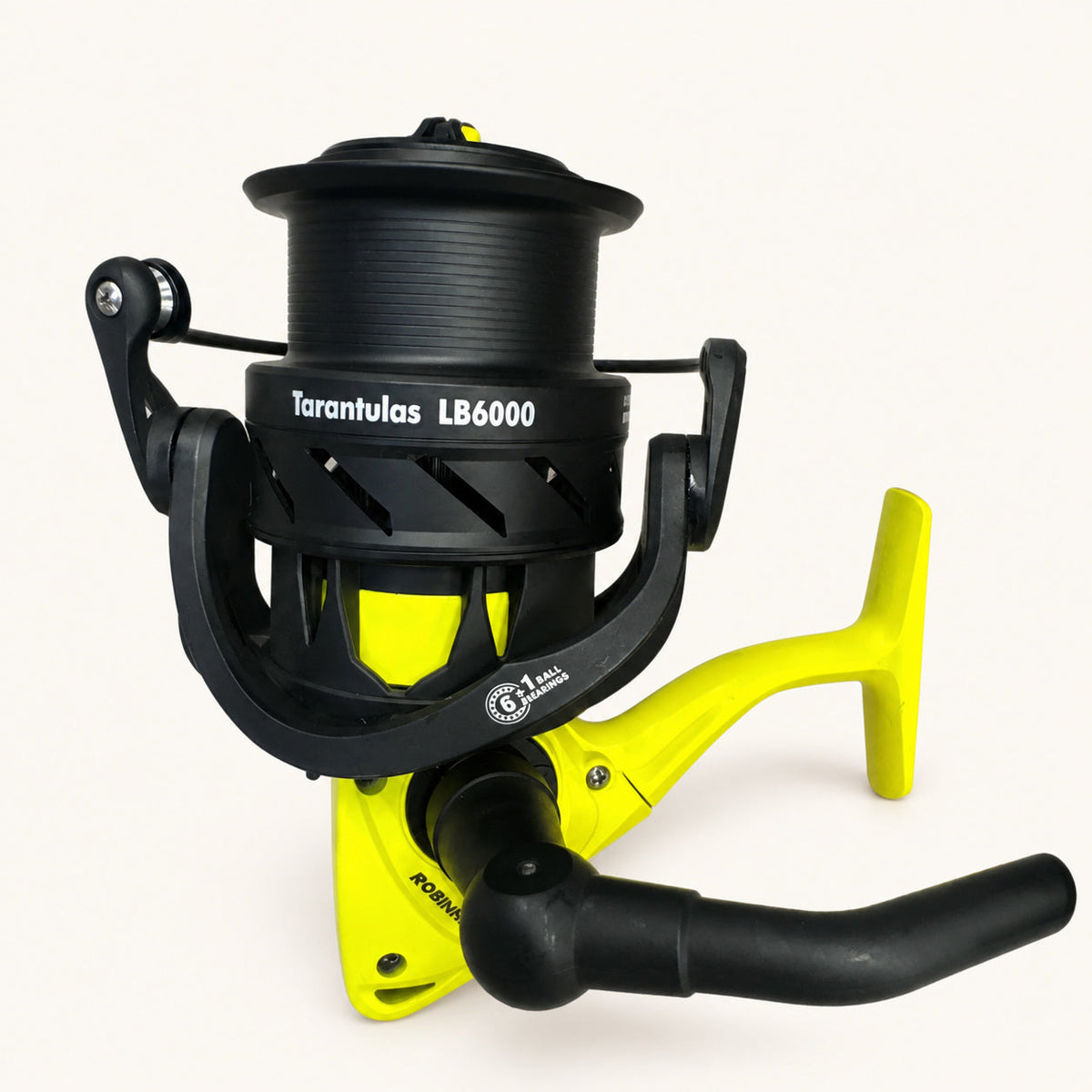 Mulineta Spinning pentru Pescuit, Model LB6000 – imagine de catalog pe fundal alb cald