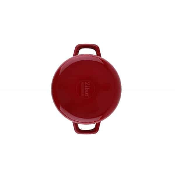 Oala din fier turnat 2.1L, diametru 24cm, inaltime 7cm, compatibila cu toate sursele de caldura