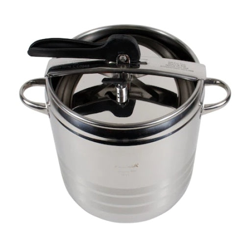Oala inteligenta sub presiune, FOXMAG24, inox cu capac, 9L