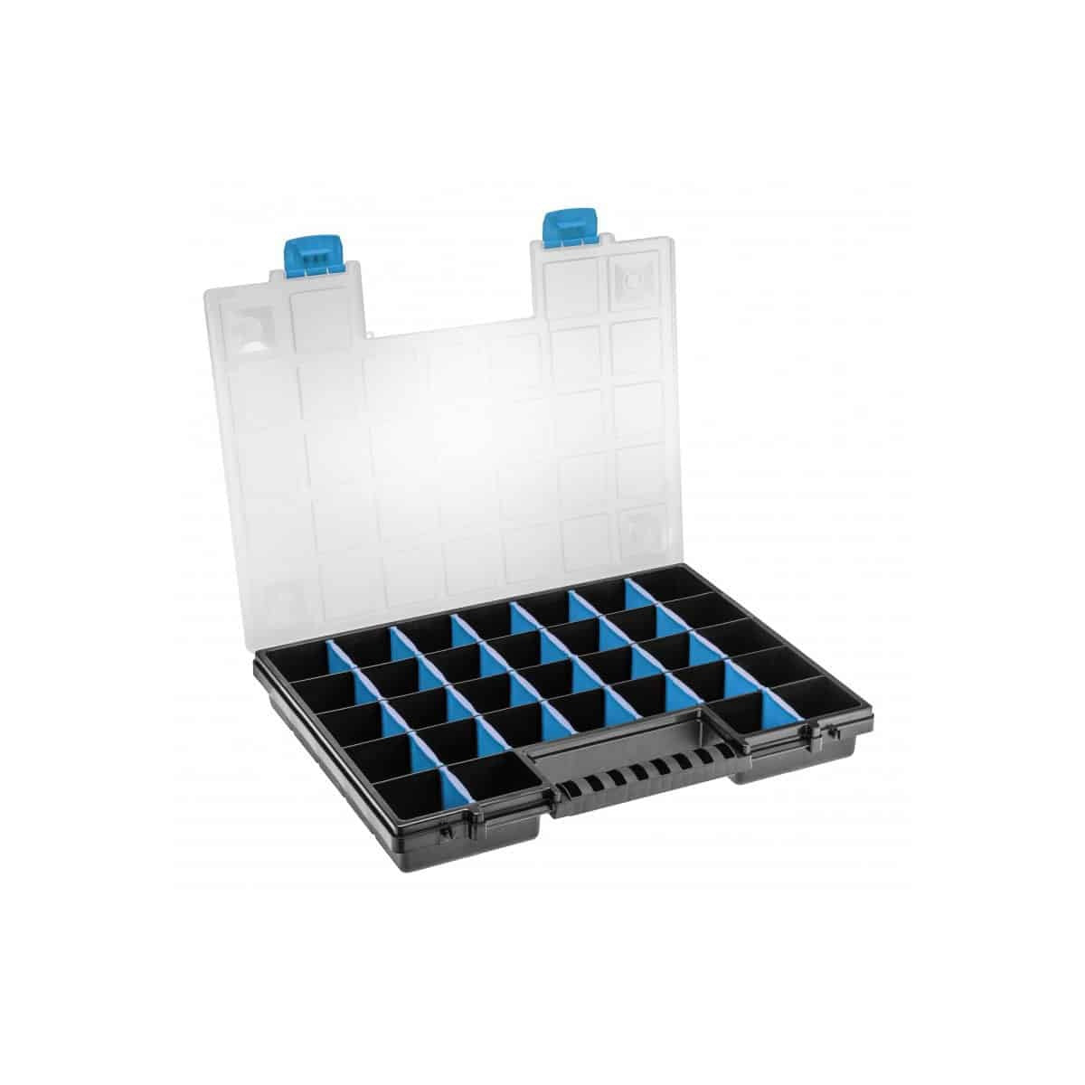 Organizator depozitare 16"" cu capac transparent si maner confortabil 39.9x30.5x5cm