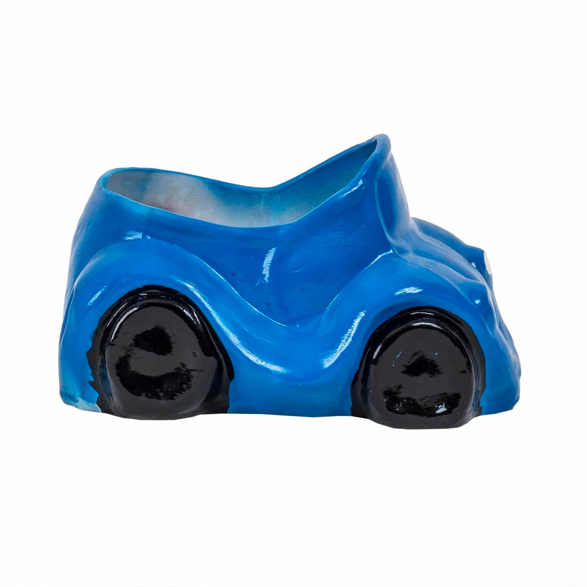 Pachet decor gradina cu 2 pitici, masinuta, ciuperca si buburuza din ceramica si plastic