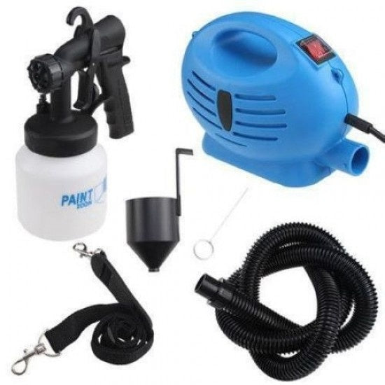Pachet Pistol Spray, Gaia, Paint Zoom 650w pentru Vopsit si Zugravit + Bec Camping rosu
