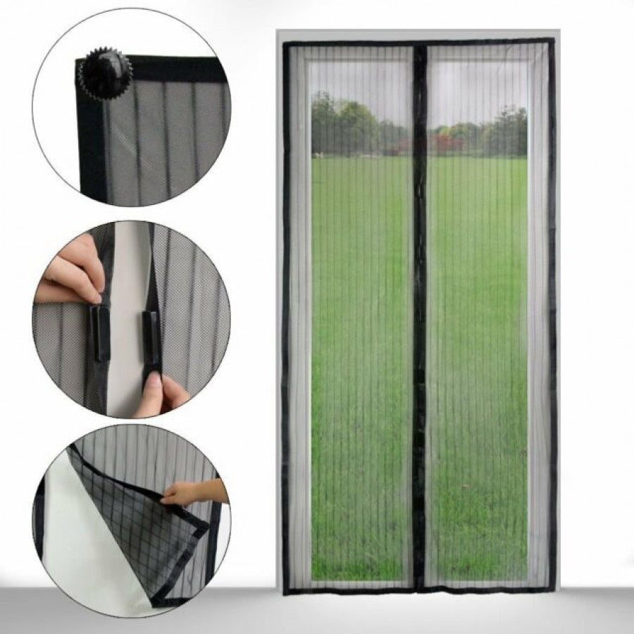 Perdea Cu Magneti Anti Insecte Magic Mesh NEGRU sau MARO