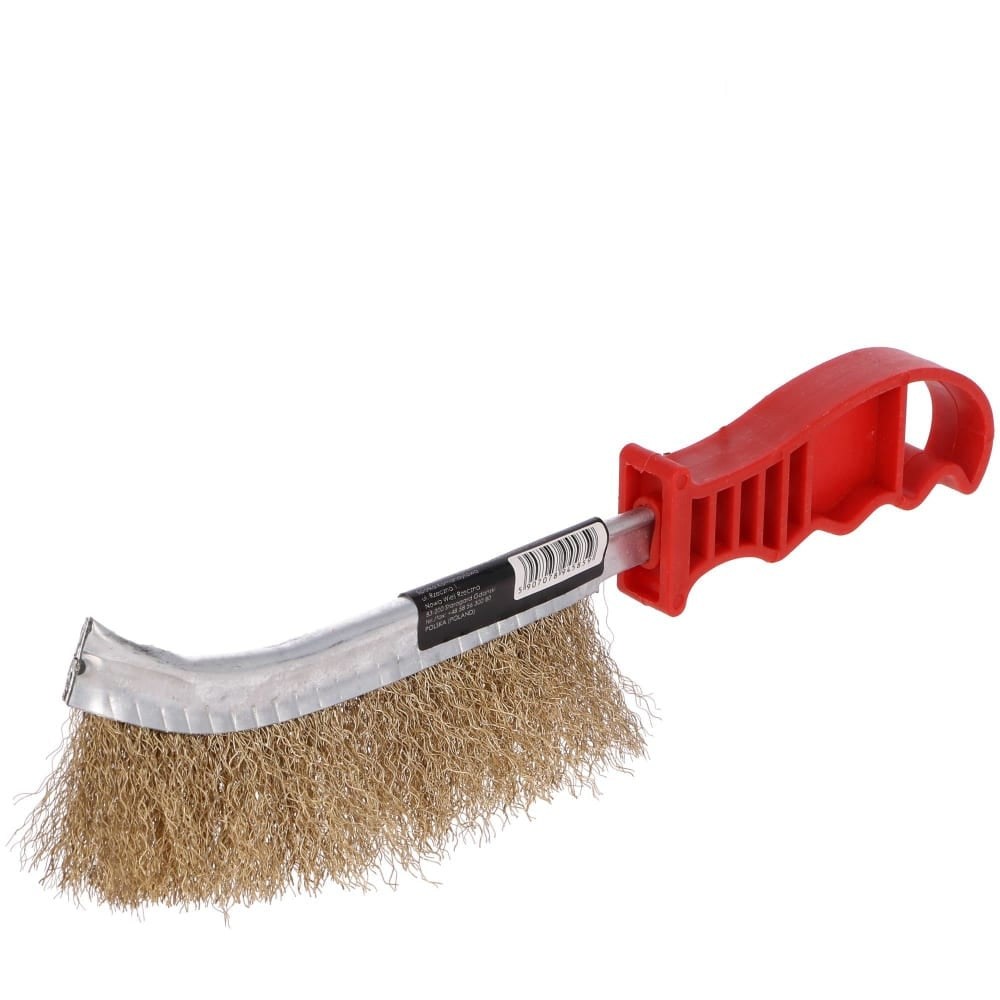 Perie de sarma cu maner de plastic, 22.5 cm lungime totala
