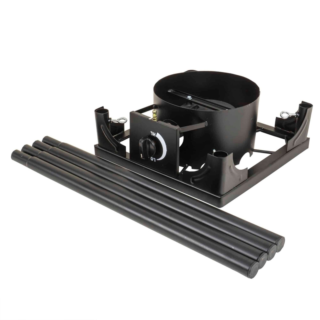 Pirostrie cu suport tip masa, 1 arzator cu 3 focuri, inaltime 74 cm