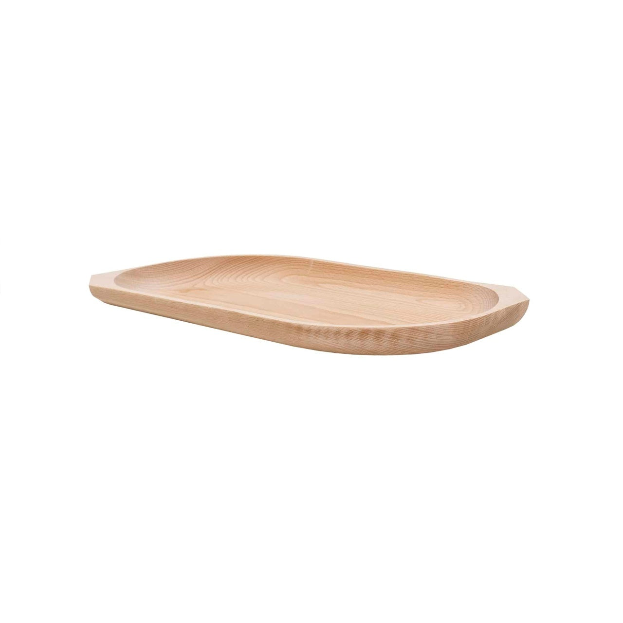 Platou din lemn de fag cu un compartiment, 44x23x2.5 cm, pentru servire