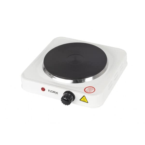 Plita electrica cu 1 ochi, termostat reglabil, putere 1500W, culoare alba