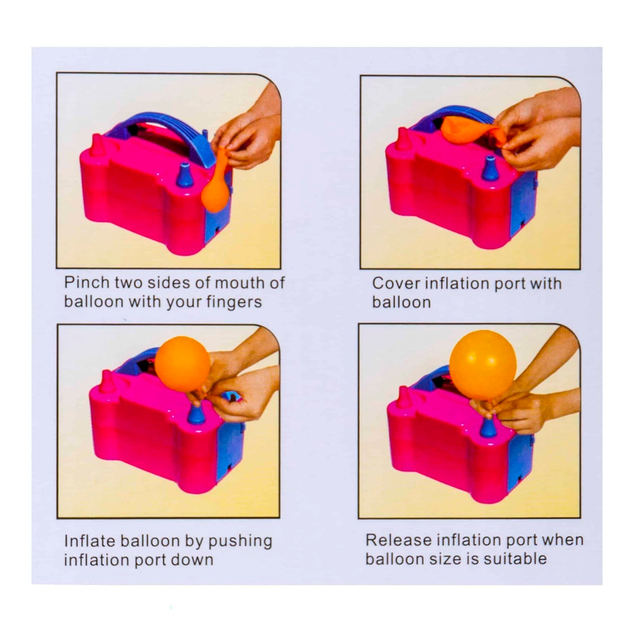 Pompa electrica pentru umflat baloane, pentru baloane latex si folie, profesionala
