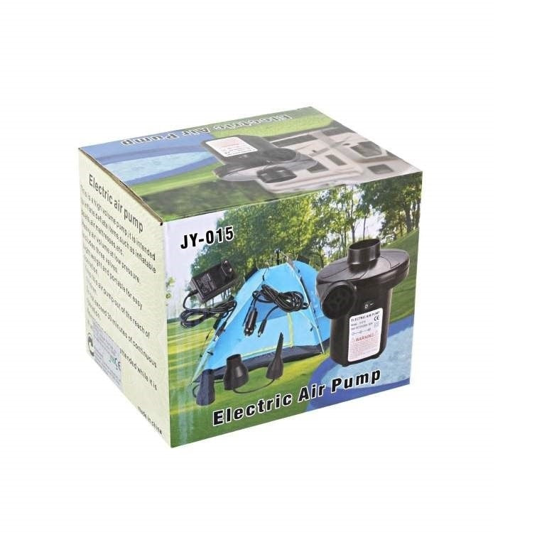 Pompa electrica portabila, Alimentare 12V/230V, 50W cu 3 varfuri de umflare