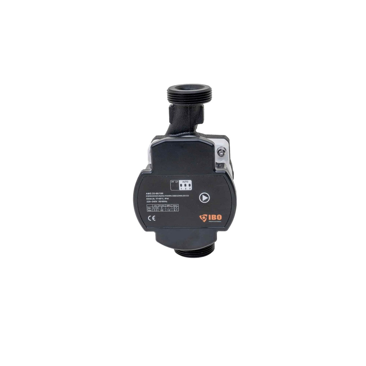 Pompa recirculare centrala IBO AMG 25-60-180, alimentare 220-240V, IP44