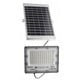 Proiector exterior cu panou solar 50W, 2 corpuri iluminat, rezistent la intemperii