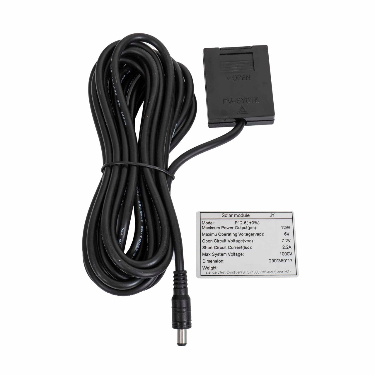 Proiector LED solar 100W cu panou separat si telecomanda, rezistent IP66