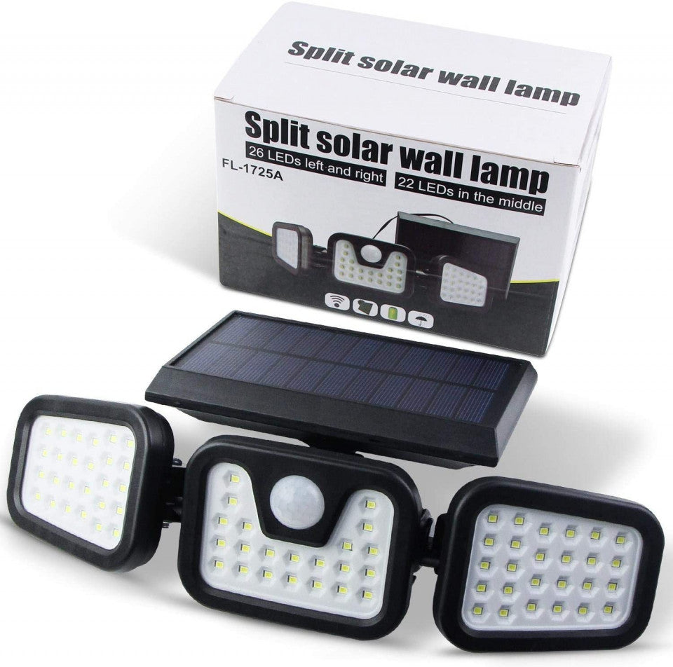 Proiector solar FOXMAG24® triplu Led, 30W
