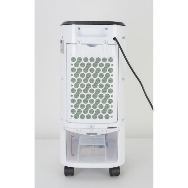 Racitor aer 65W cu 3 viteze, rezervor 4L, umidificator si purificator, alb-negru