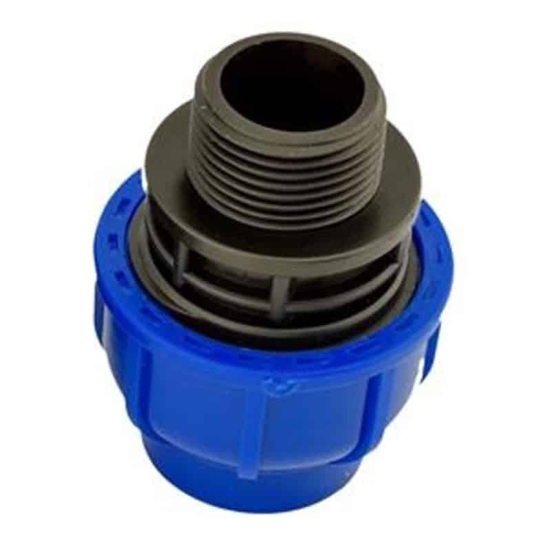 Racord compresiune cu filet exterior 32mm (1 inch) pentru instalatii apa si irigatii