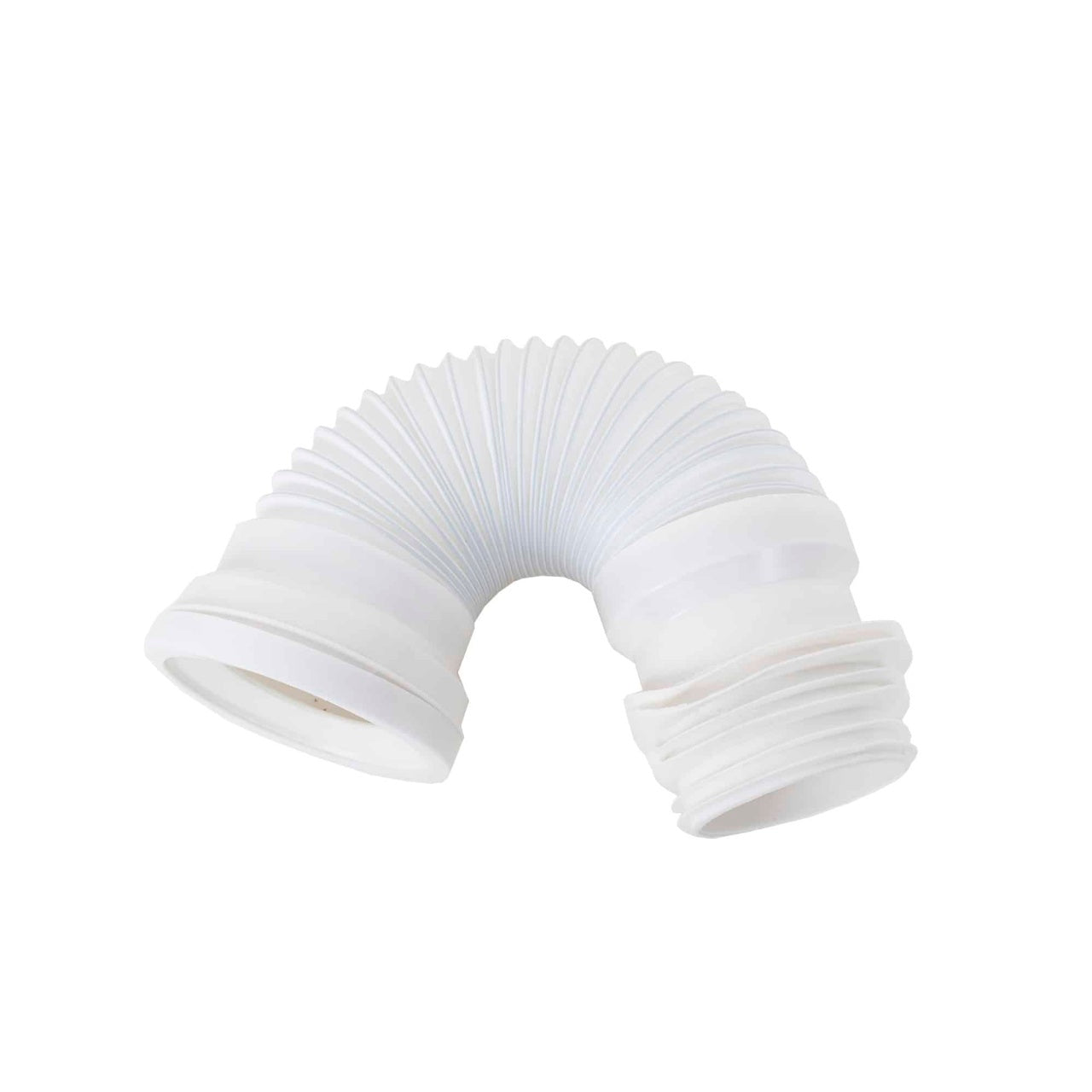 Racord evacuare WC extensibil 50cm alb, teava scurgere din plastic