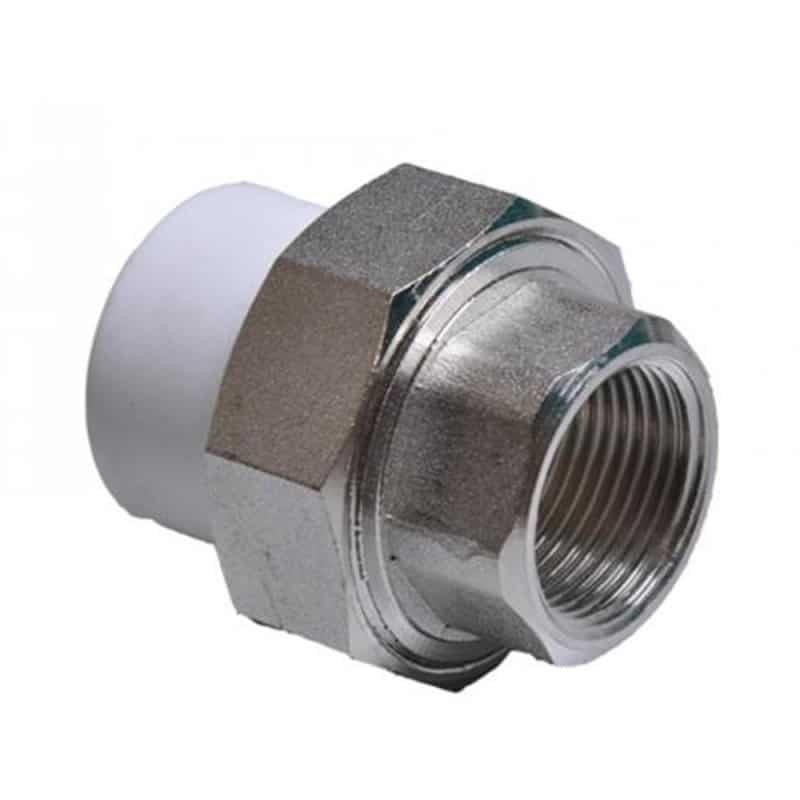 Racord Olandez PPR 20mm 1/2 inch cu filet interior pentru instalatii apa si incalzire