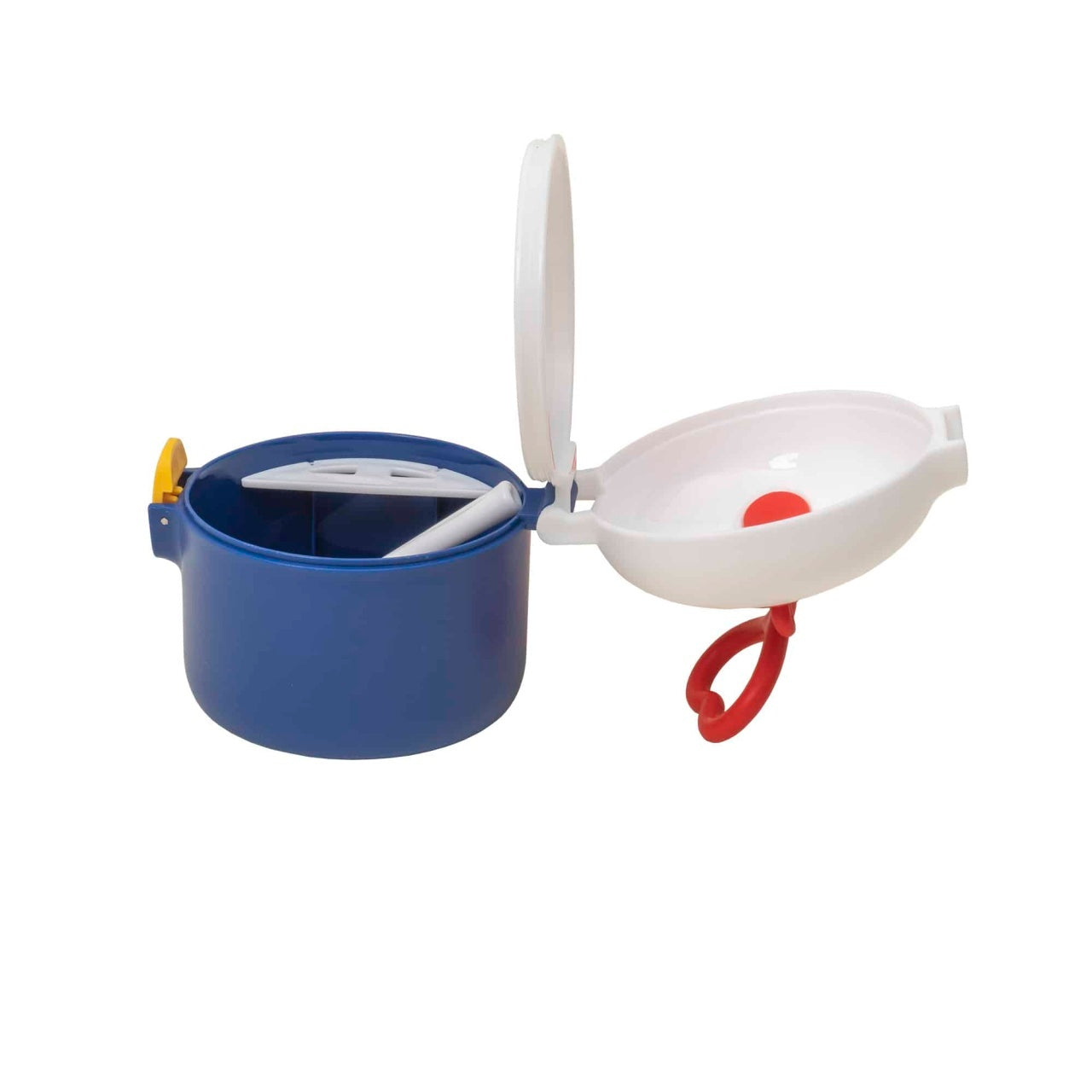 Recipient pentru lapte praf 250ml, albastru, 9x9.5cm, usor de folosit