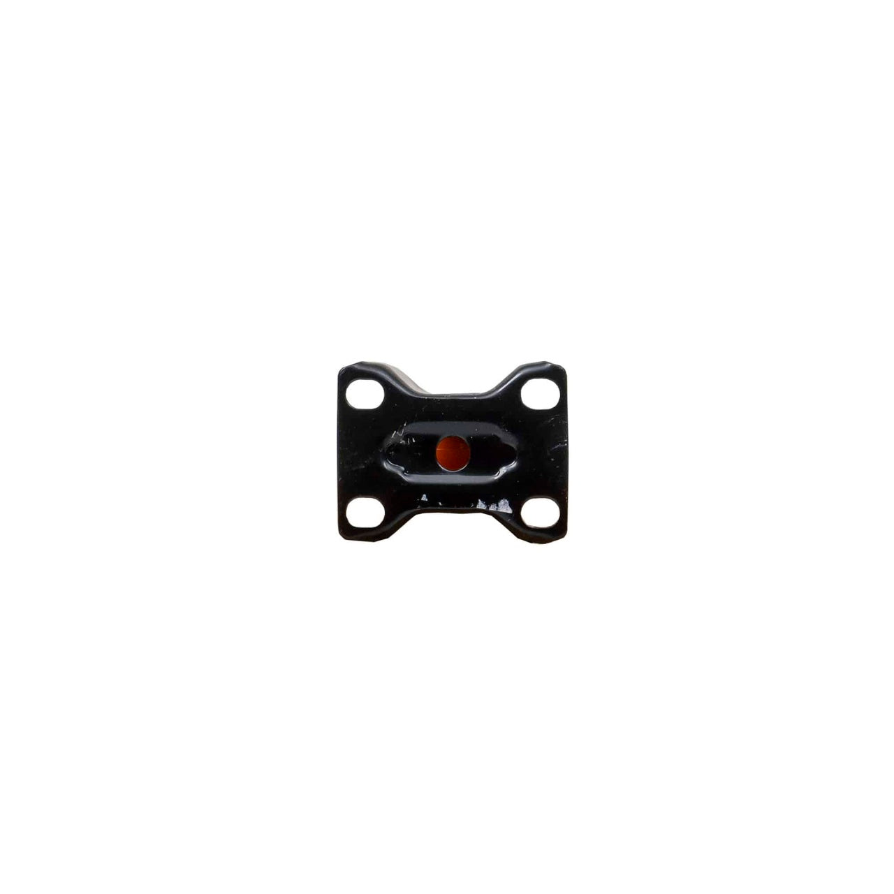 Roata pentru mobila cauciuc 2 inchi, portocaliu, suport 6.9x5.3 cm
