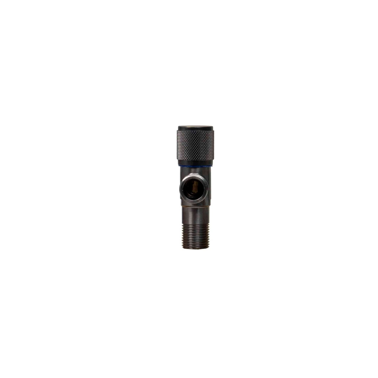 Robinet coltar 1/2"" cu cartus ceramic si finisaj black, maner metalic