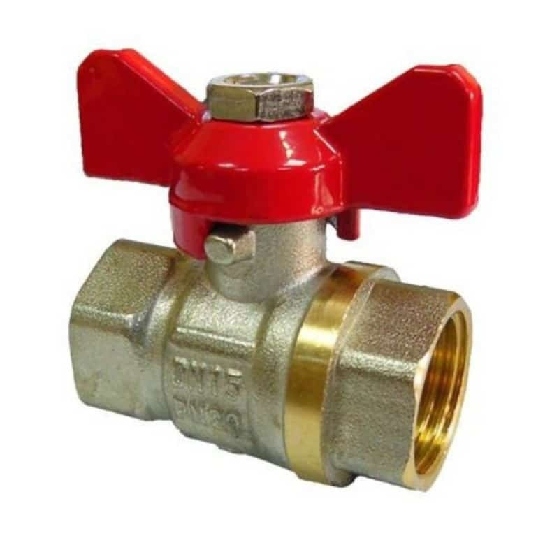 Robinet cu bila 1/2 inch cu filet interior, pentru instalatii sanitare si termice