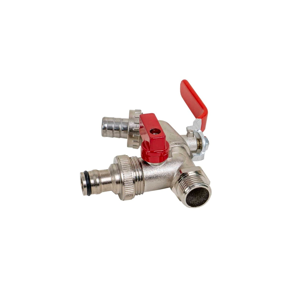 Robinet dublu cromat 1/2 inch pentru instalatii apa