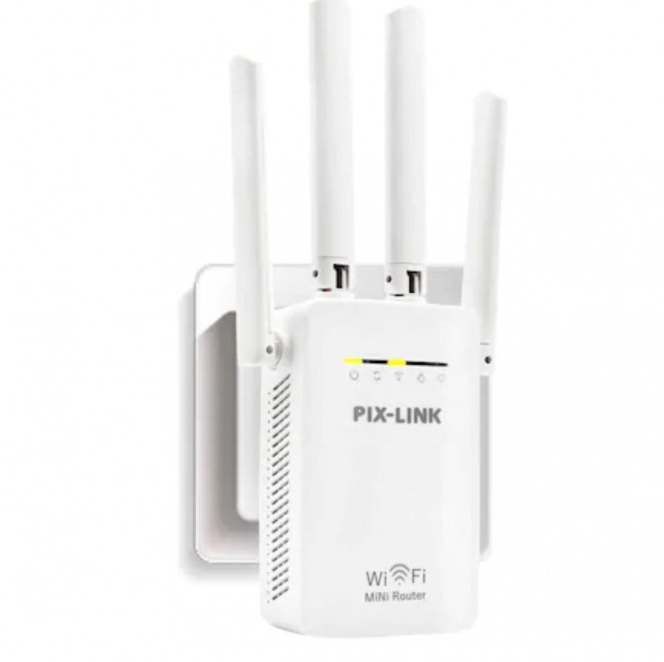 Router / Amplificator Extender Retea WI-FI Pix-Link Router Wireless 300Mbps, FOXMAG24