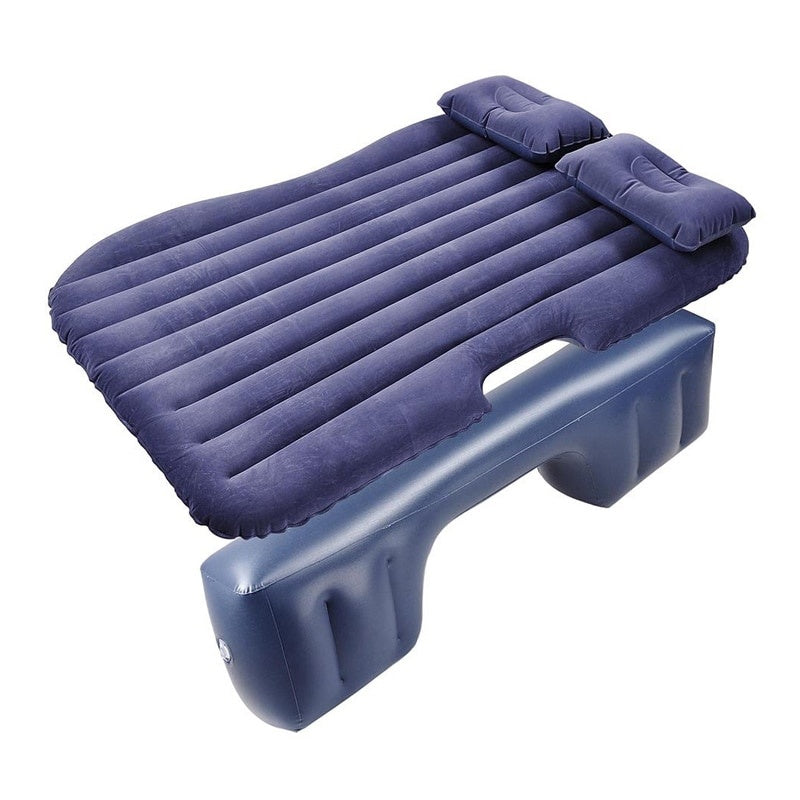 Saltea auto gonflabila 2 in 1 FOXMAG24, 138 x 85 x 45 cm, pompa electrica