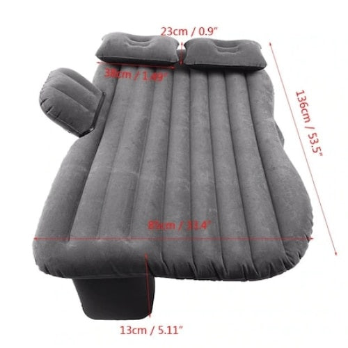 Saltea auto gonflabila 2 in 1 FOXMAG24, pentru masina si exterior, pompa electrica inclusa, dimensiuni 138 x 85 x 45 cm