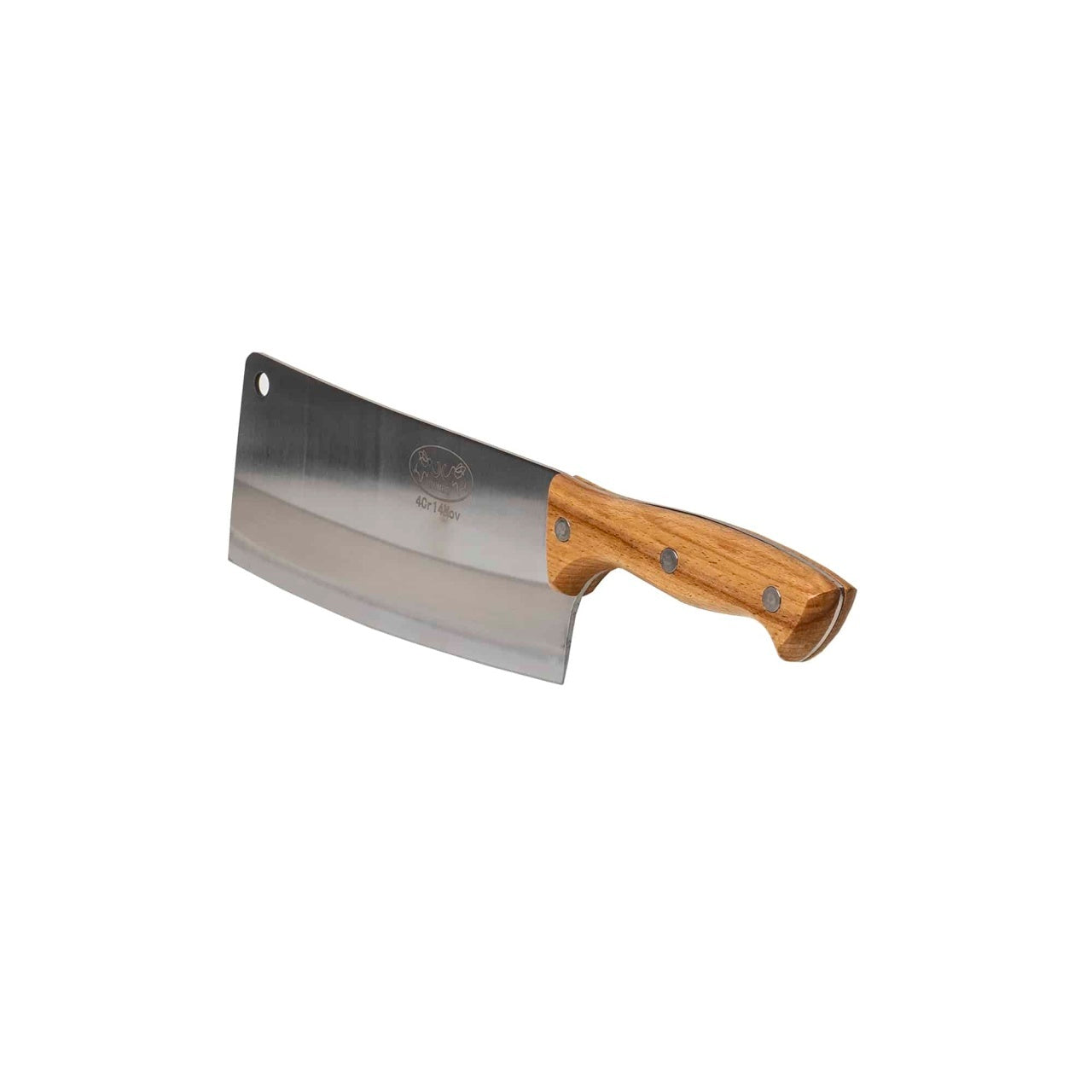 Satar mare cu maner din lemn si lama inoxidabila de 22.5 cm
