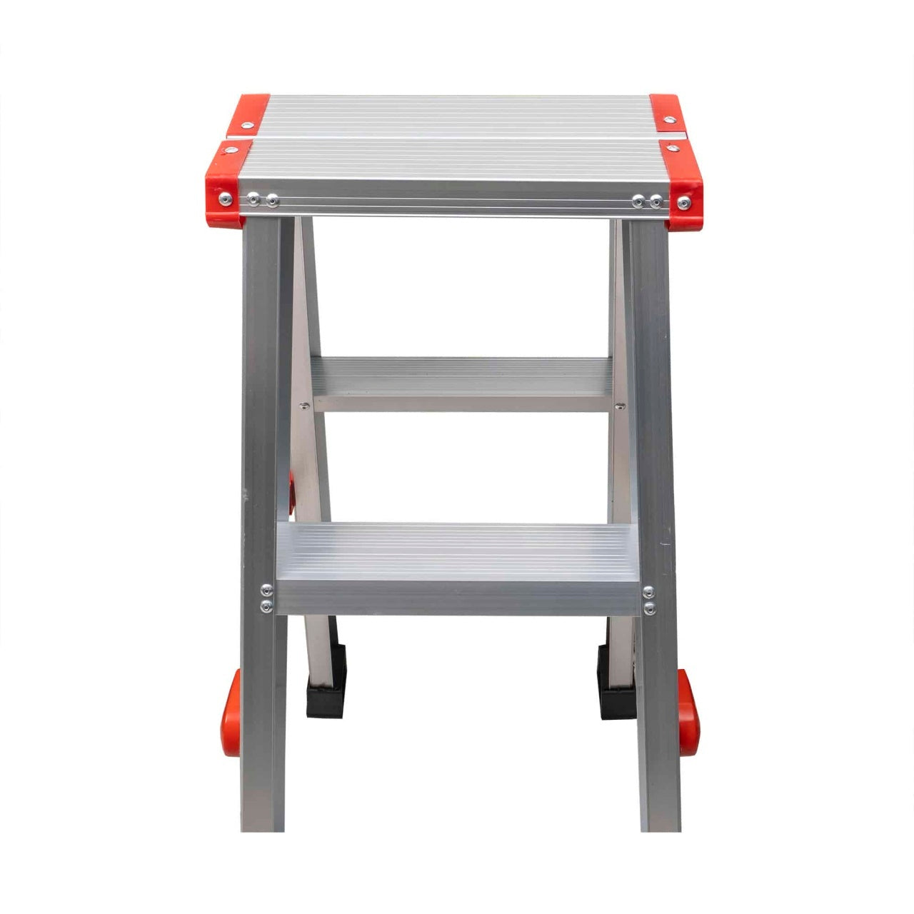 Scara dubla din aluminiu, pliabila, 2x3 trepte, capacitate 150kg
