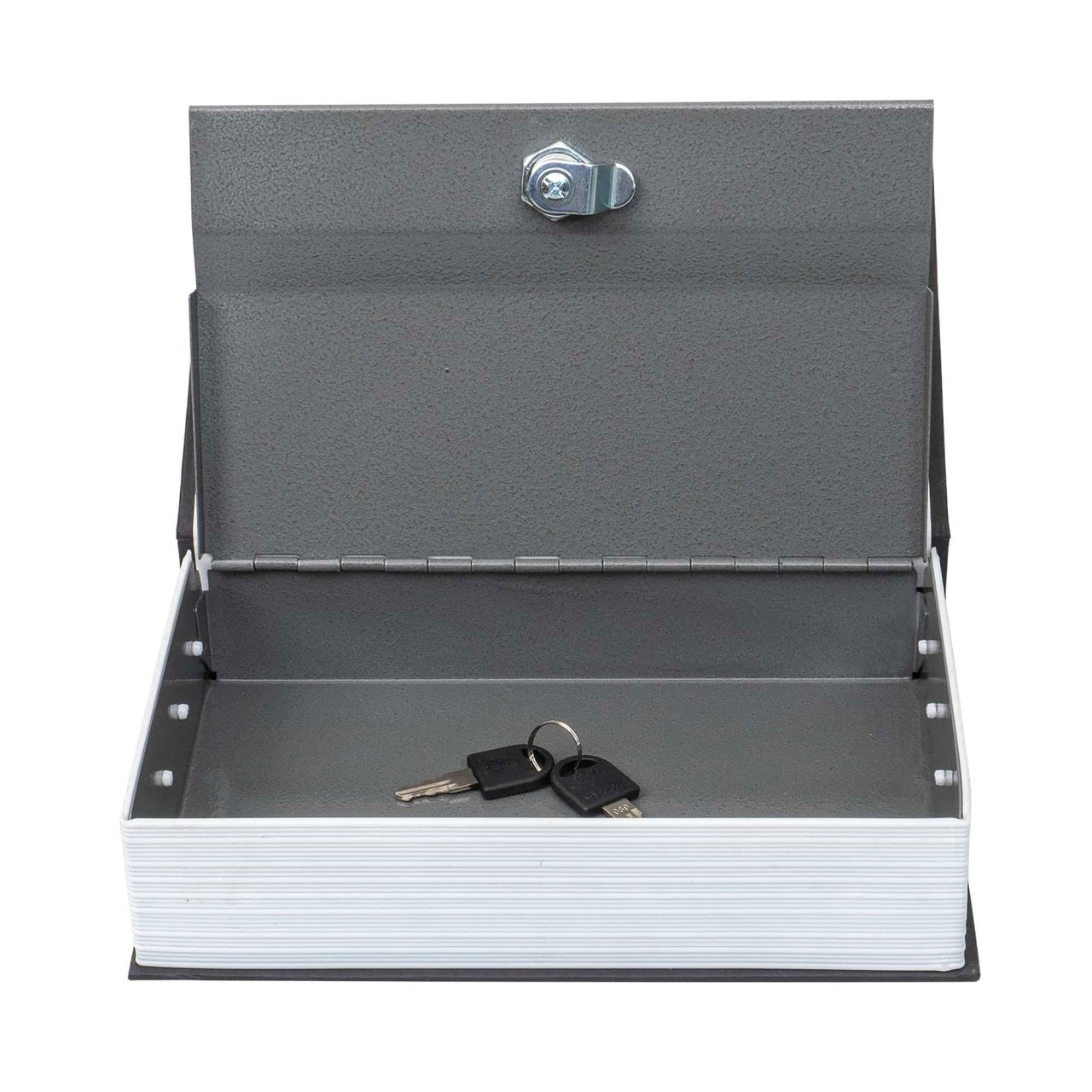 Seif metalic secret tip carte, dimensiuni 24x15.5x5.5 cm