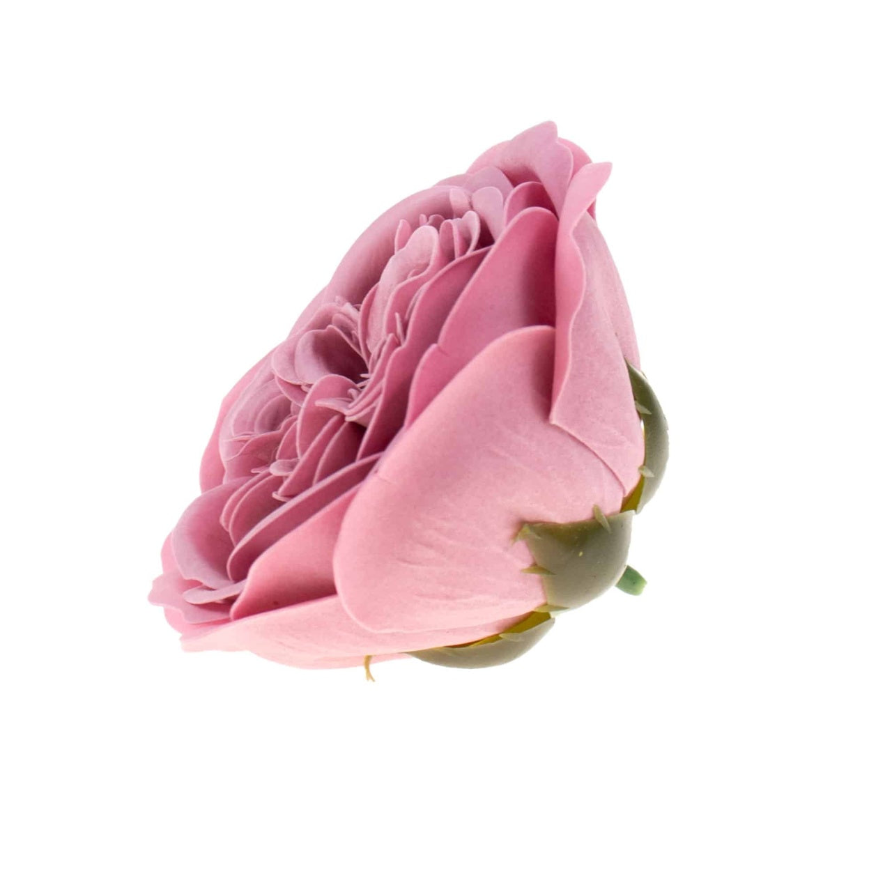 Set 16 trandafiri de gradina din sapun, parfum fin, culoare roz prafuit