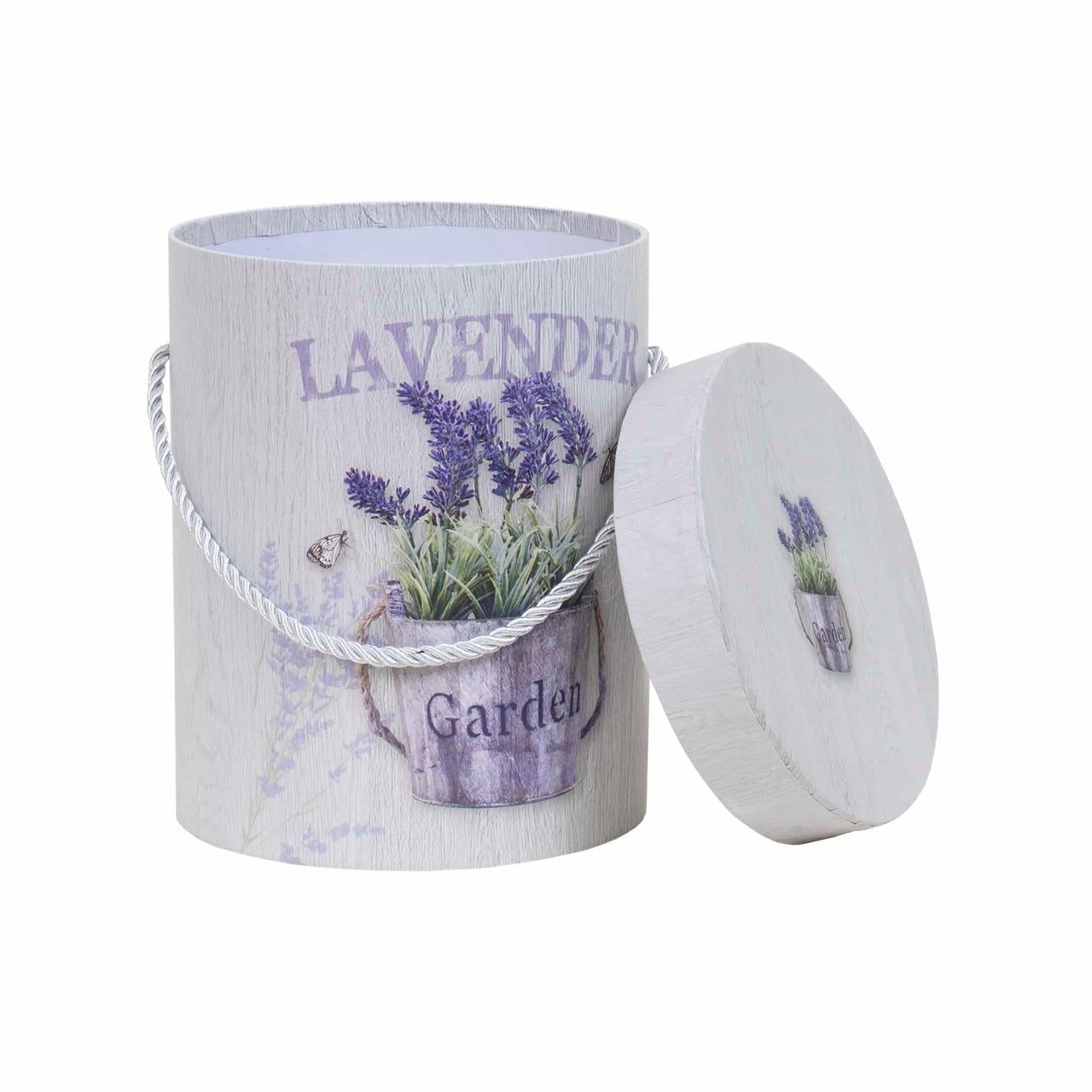 Set 2 cutii cilindrice cu model, diferite dimensiuni pentru decor si cadouri