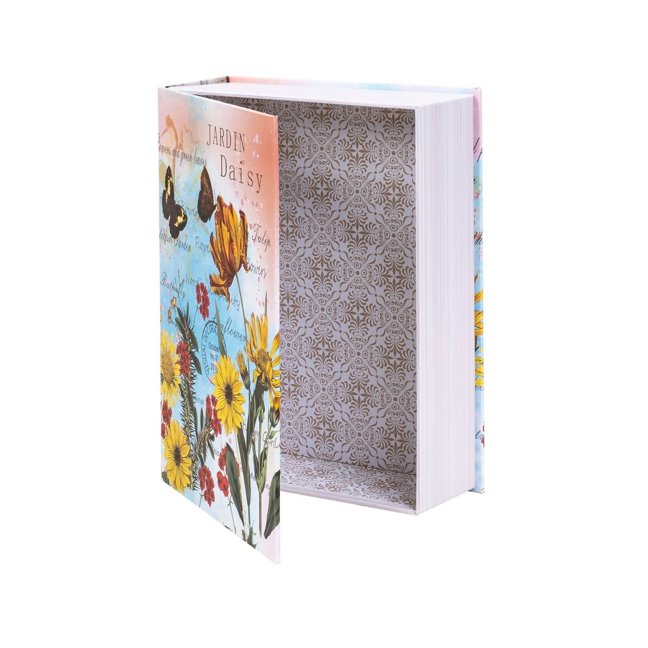 Set 3 cutii cu forma de carte, dimensiuni diferite pentru decor si cadouri